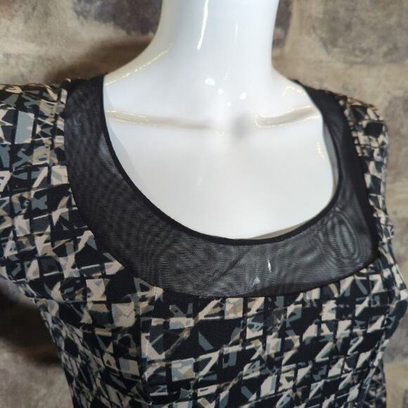 Double Jeu Paris Dress Woman's Small Black Gray Tulle Trim Layered‎ Netting - Picture 5 of 13